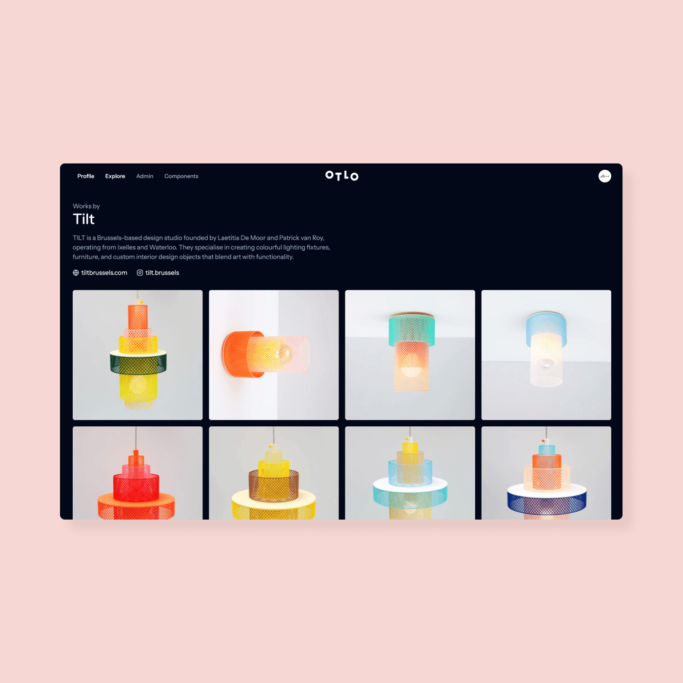 OTLO Creator page