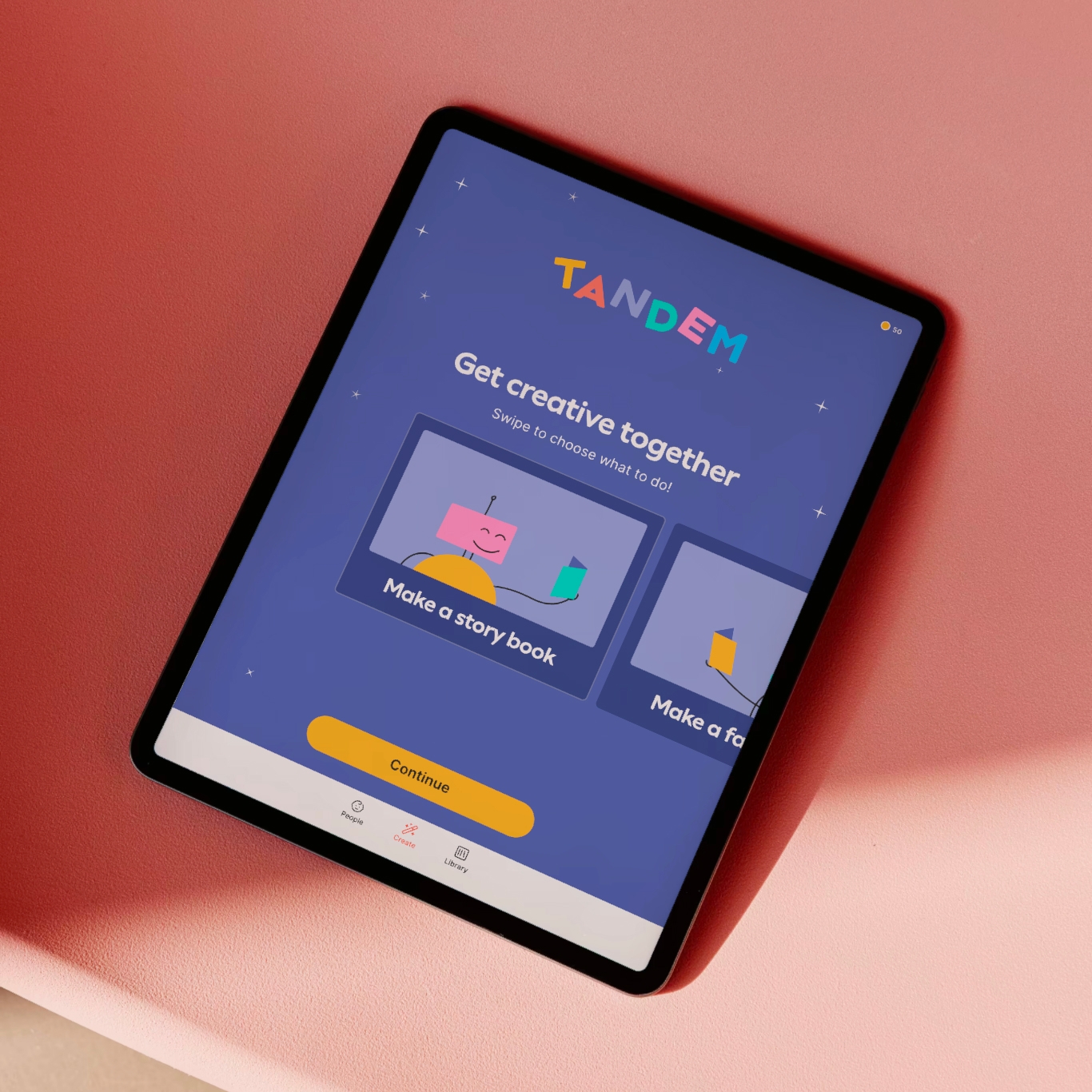 Tandem on an iPad